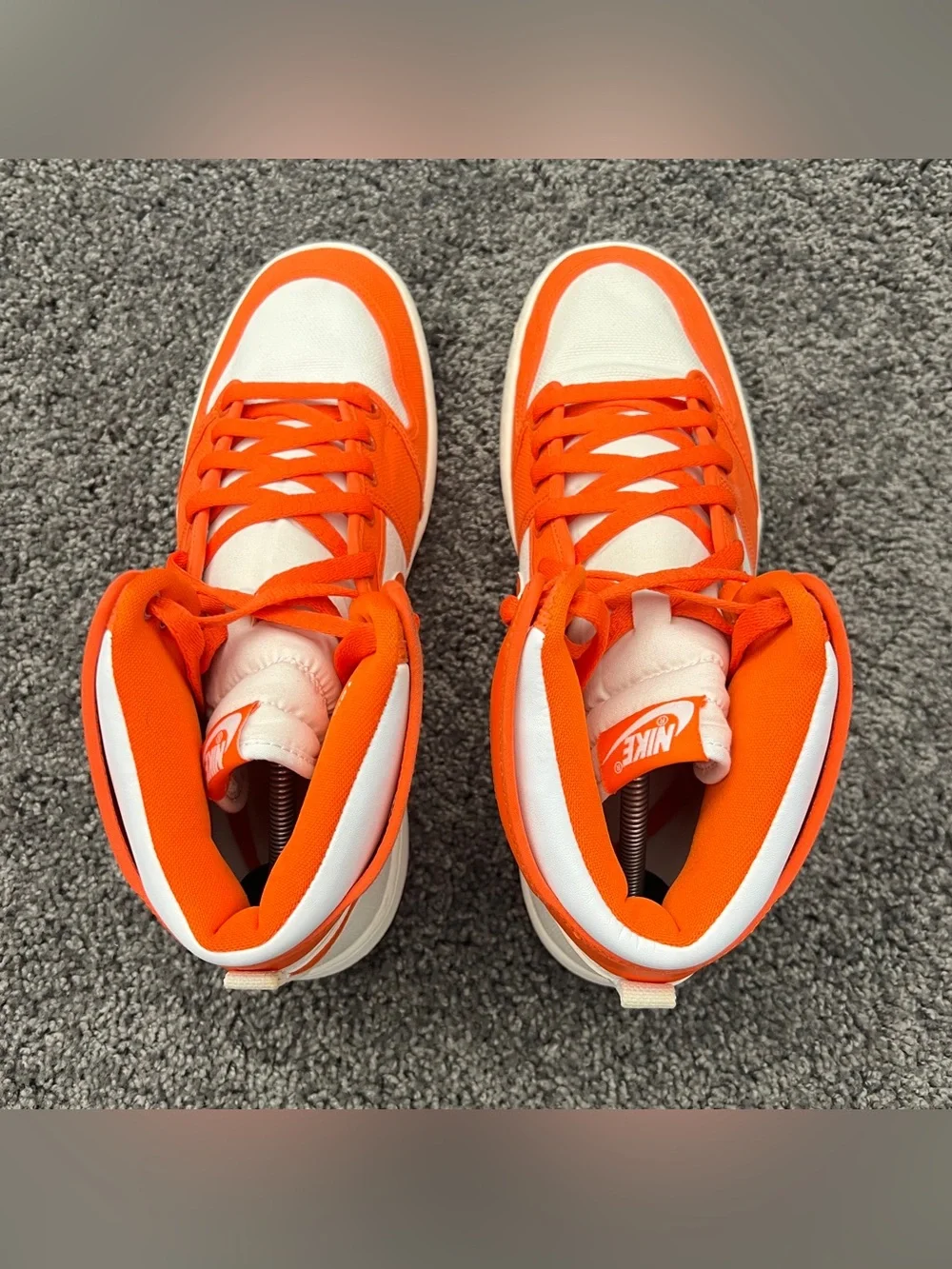 Jordan 1 Retro AJKO Shoes Men’s Size 12.5 Rush Orange White Syracuse DO5047-801